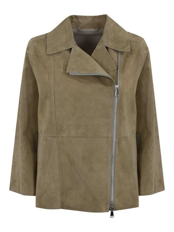 Leather Authority Blouson En Cuir - Crème - Crème | GAIASUED11