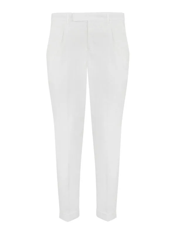 Pt Torino Pantalons Décontractés - Blanc | RTZAZ40FWDGL04Y010