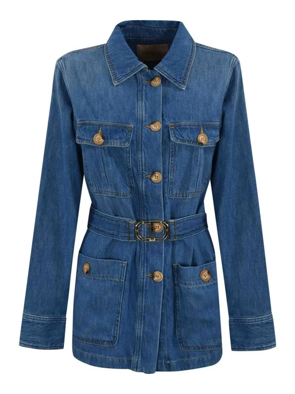 Twinset Veste En Jean - Délavé - Délavé | 251TP261001611