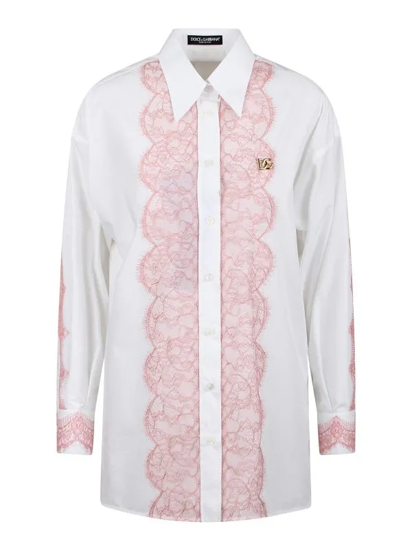 Dolce & Gabbana Chemise - Blanc - Blanc - Femme | F5T33TFU5T9W0800