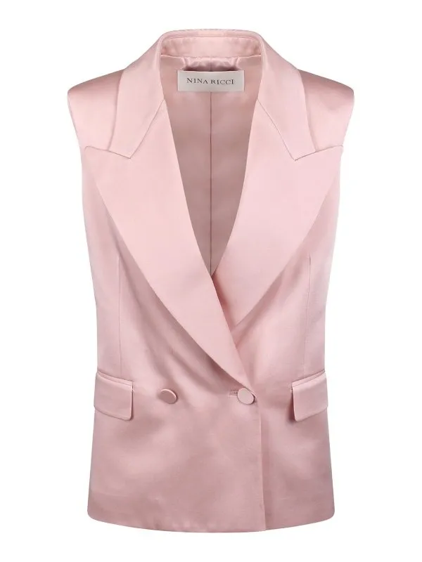 Nina Ricci Blazer - Rose - Rose - Femme | 25PCVE003AC0123U2785