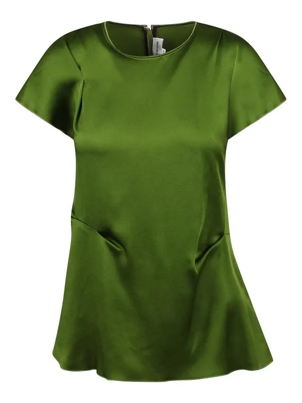 Victoria Beckham Top - Vert - Vert - Femme | 1225WTP006361AALGAE