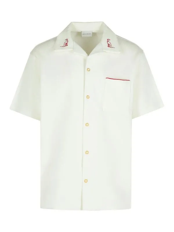 Drôle de Monsieur Chemise - Blanc - Blanc - Homme | GSH223CO162OW