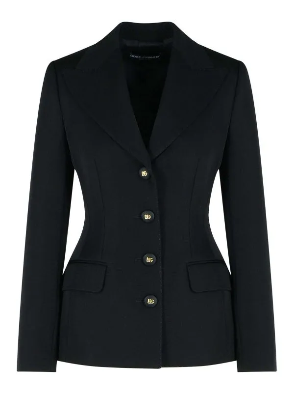 Dolce & Gabbana Blazer - Noir - Noir - Femme | F27DCTFUBGEN0000