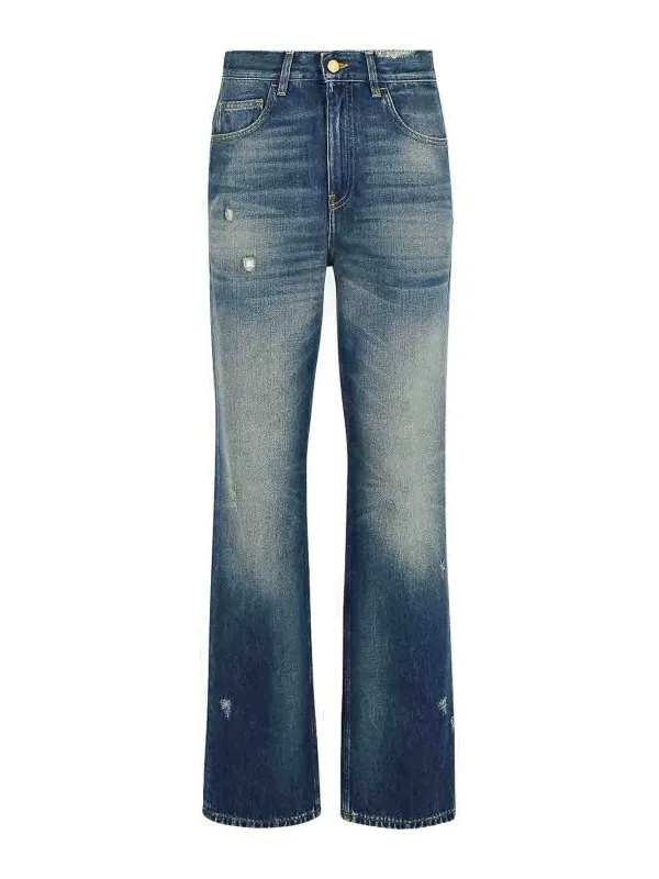 Golden Goose Jean Bootcut - Bleu - Bleu | GWP02133P00185150100