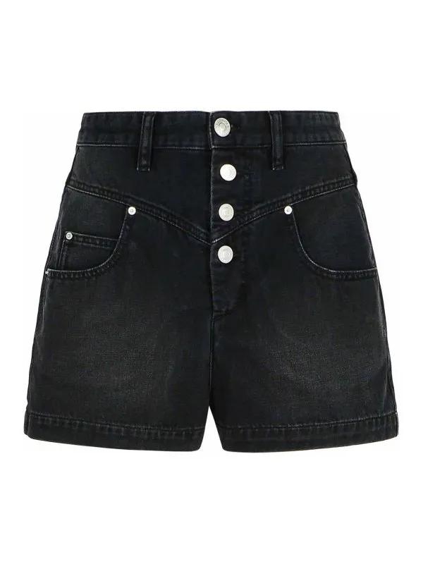 Isabel Marant Short - Noir - Noir - Femme | SH0093FAB1H06I01BK