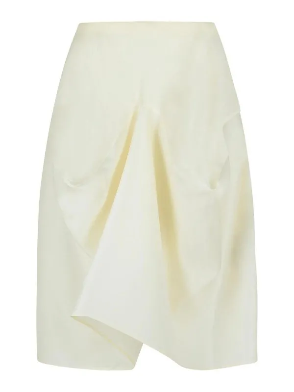 Khaite Jupe Midi - Crème - Crème - Femme | 4144386W386168