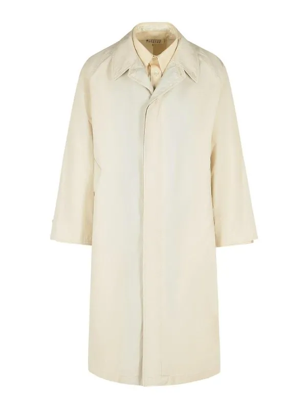 Maison Margiela Trench-Coat - Blanc - Blanc | S50AH0137M35354103