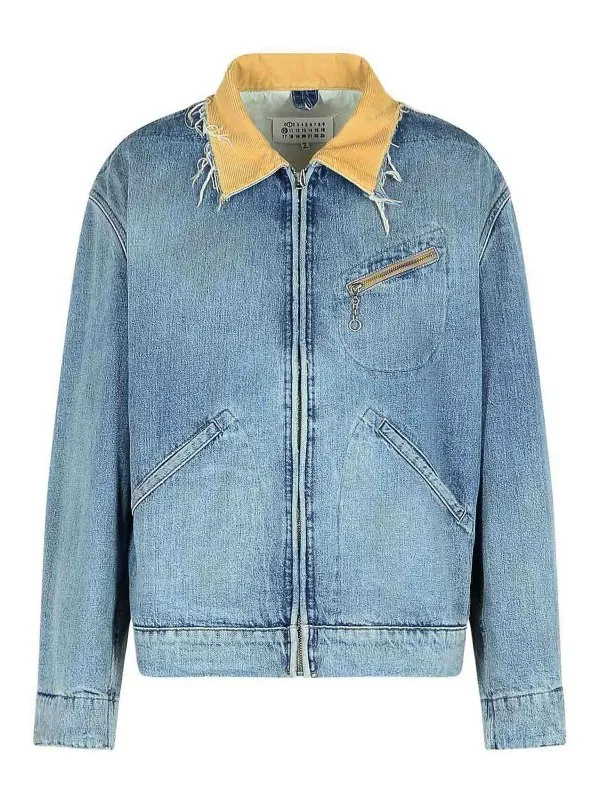 Maison Margiela Veste En Jean - Bleu Clair | S50AM0636S30383961