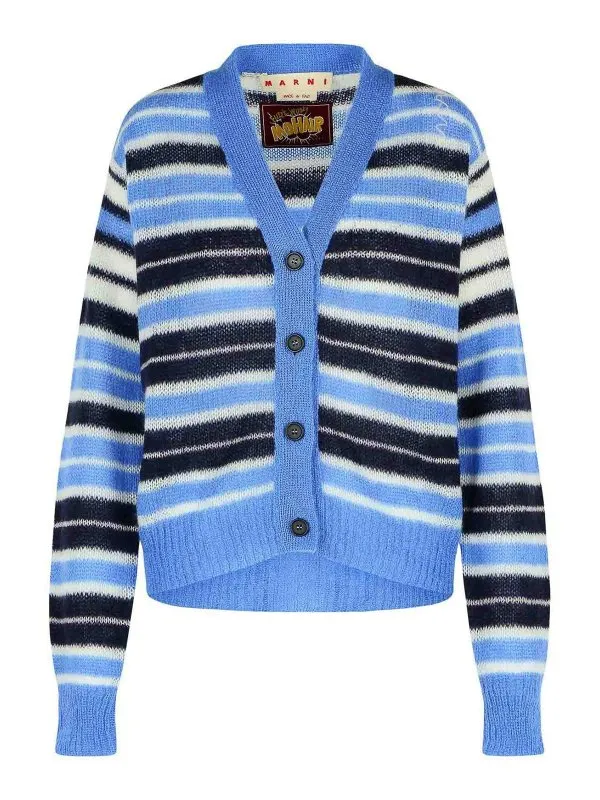 Marni Cardigan - Bleu - Bleu - Femme | CDMD0388Q0UFU178STB26