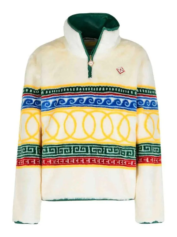 Casablanca Pull Col Rond - Multicolore | WF24OT14901LESANNEAUX