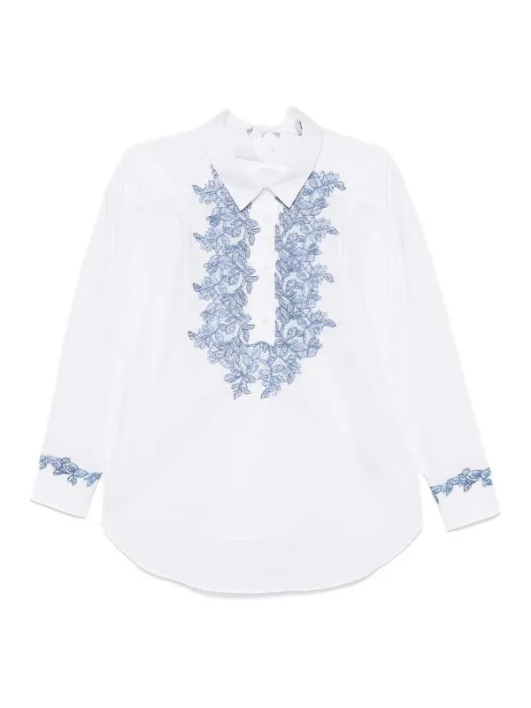 Ermanno Firenze Chemise - Blanc - Blanc - Femme | D46EK045ES8MFA50