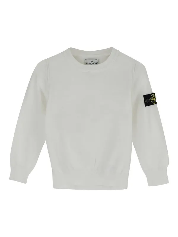 Stone Island Junior Sweat-Shirts - Blanc | 6100011S0040V0001
