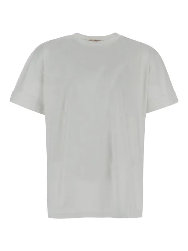 Valentino T-Shirt - Blanc - Blanc - Homme | 5V3MG13AAAV0BO