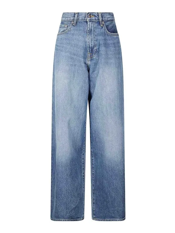 7 For All Mankind Jean Bootcut - Foncé Délavé | JSSAC100JAMIDBLUE