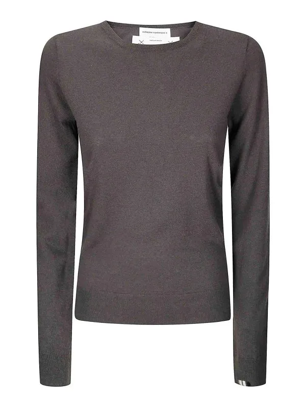 Extreme Cashmere Pull Col Bateau - Taupe - Taupe | N417MISSESMUD