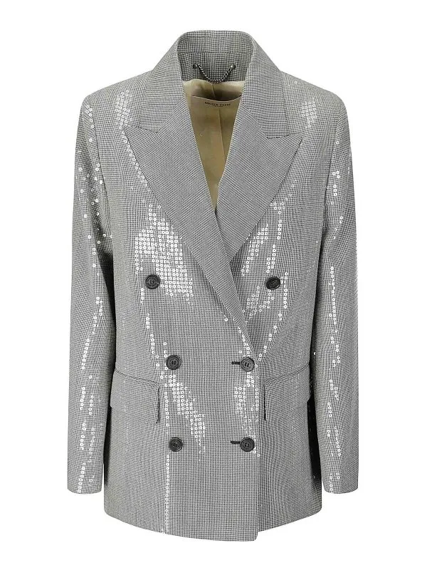 Golden Goose Veste Casual - Noir - Gris | GWP02265P00193982600