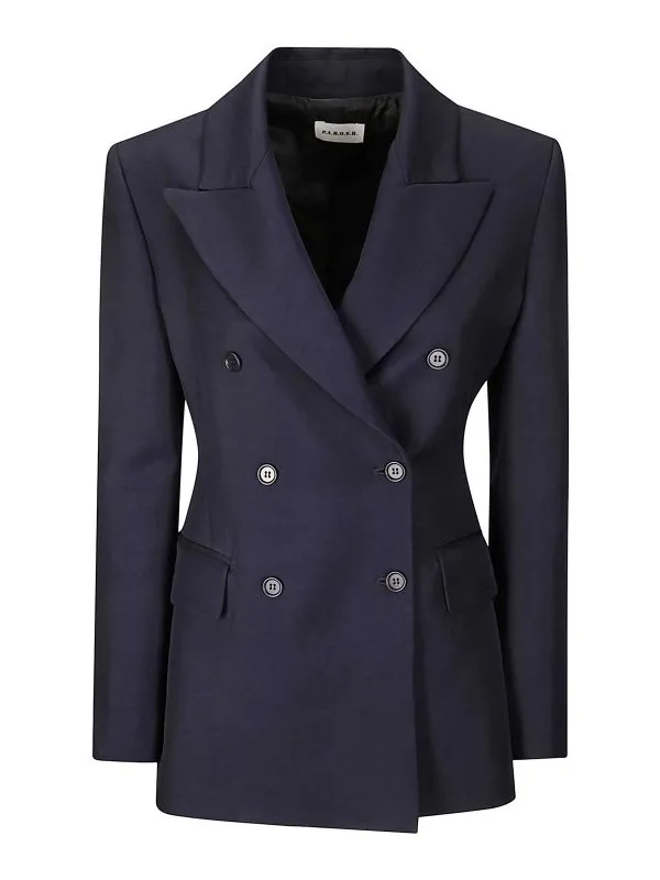 P.A.R.O.S.H. Veste Casual - Bleu - Bleu - Femme | D420418RAISA25012