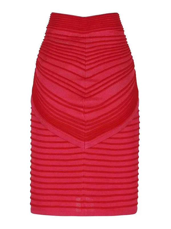 Balmain Jupe Midi - Multicolore - Multicolore | EF0LC047KI38OKO