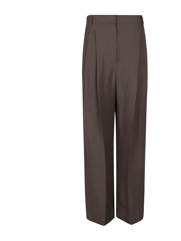 Brunello Cucinelli Pantalons Décontractés - Marron | MH126P8669C2925