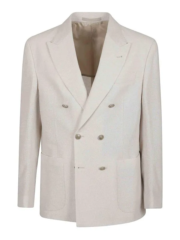 Eleventy Blazer - Beige - Beige - Homme | K70GIAA06BOTTES0K10002