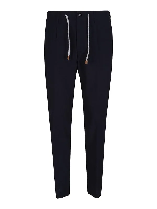 Eleventy Pantalons Décontractés - Bleu | K75PANB21TES0K00311