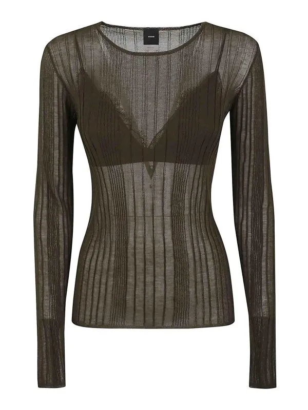 Pinko Chemise - Vert Foncé - Vert Foncé - Femme | 102977A1NDX18