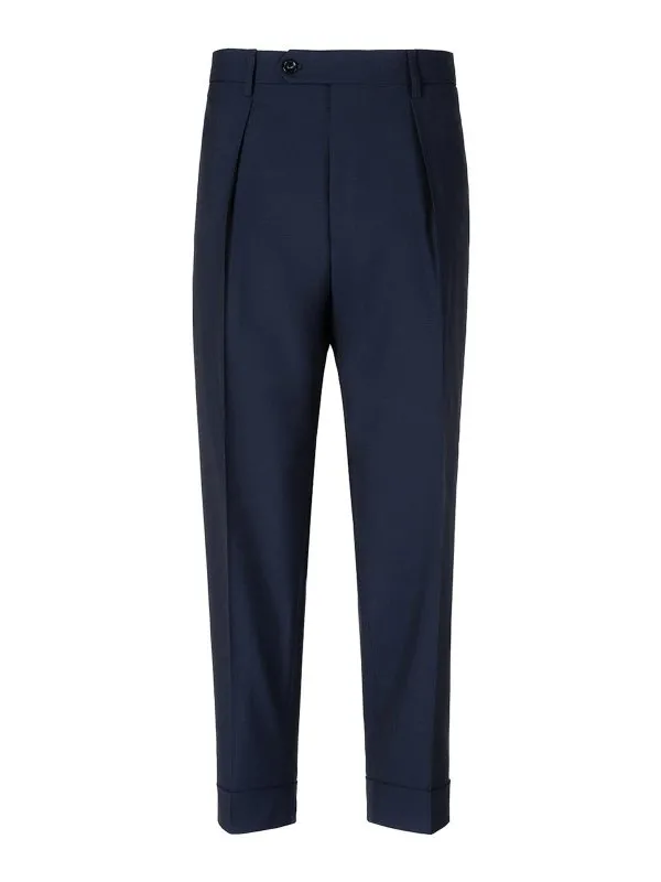 Berwich Pantalons Décontractés - Bleu Foncé | CHIAIAFA1755XROYAL
