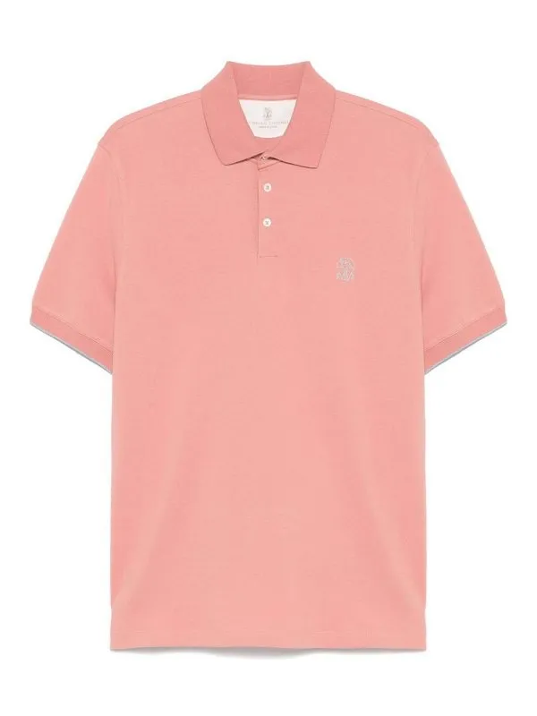 Brunello Cucinelli Polo - Rose - Rose - Homme | ME8548788CXC50
