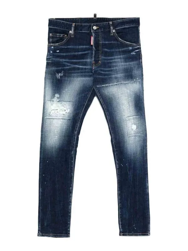 Dsquared2 Jean Bootcut - Bleu Foncé - Homme | S71LB1580S30664470