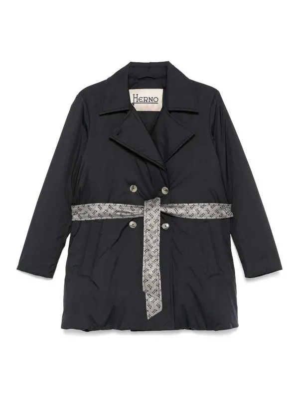 Herno Trench-Coat - Bleu - Bleu - Femme | IM000188D12456Z9200