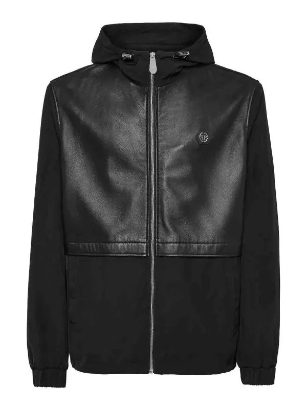 Philipp Plein Blouson En Cuir - Noir - Noir | SAECMRB2712PTE120N02