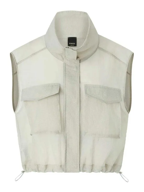 Pinko Gilet - Gris Clair - Gris Clair - Femme | 104852A2EKI12