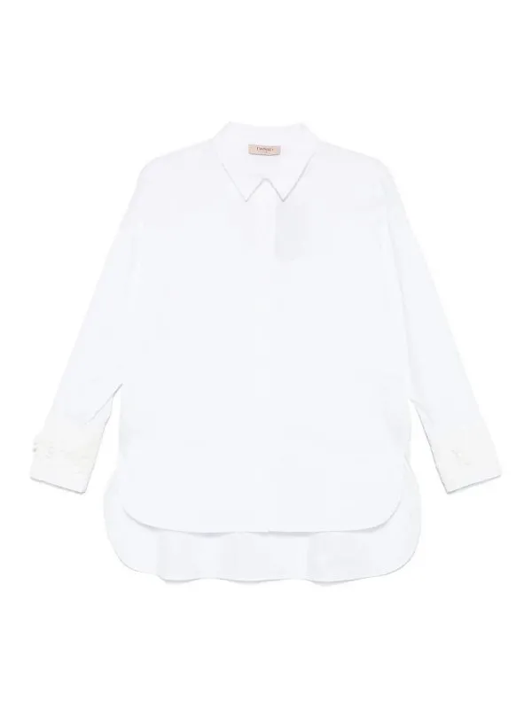 Twinset Chemise - Blanc - Blanc - Femme | 251TP228000001