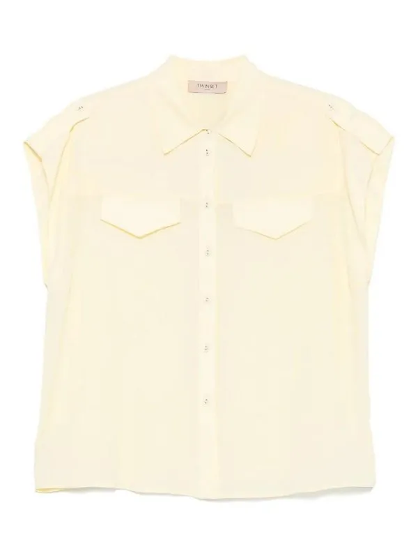 Twinset Chemise - Crème - Crème - Femme | 251TP250112143