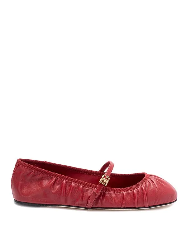 Dolce & Gabbana Ballerines - Rouge - Rouge | CB0257AD1378S652