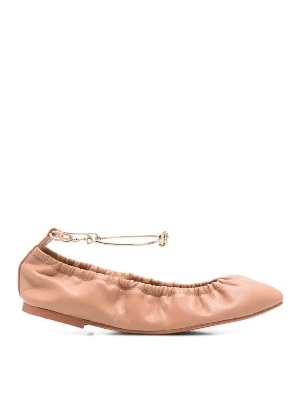Twinset Ballerines - Camel - Camel - Femme | 251TCP15000044