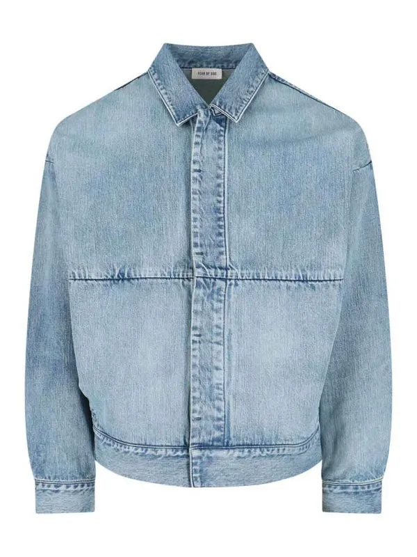 Fear Of God Veste En Jean - Bleu - Bleu - Homme | FGE230318DNM436