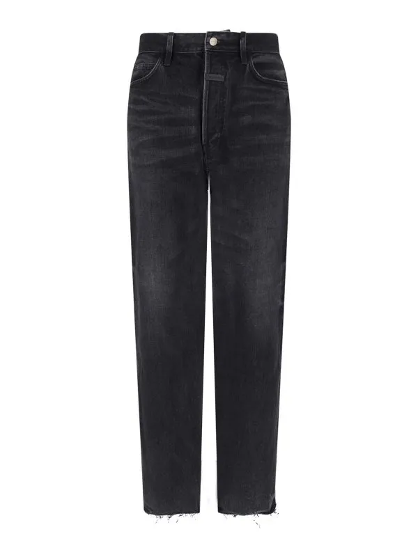 Fear Of God Jean Droit - Noir - Noir - Homme | FGE240408DNM055