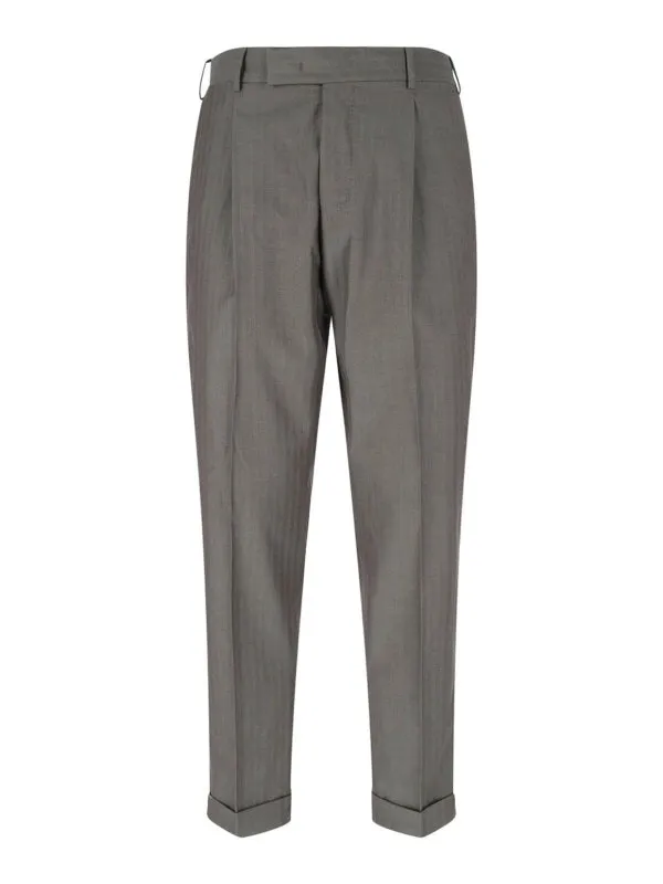 Pt Torino Pantalons Décontractés - Gris | CORSZAZ40FWDSU900435