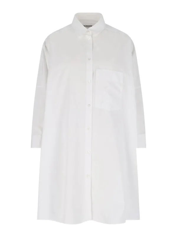 Jil Sander Chemise - Blanc - Blanc - Femme | J05DL0114J45001100