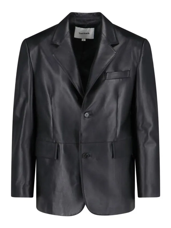 Tonywack Blouson En Cuir - Noir - Noir - Homme | BE12LJ10BLACK