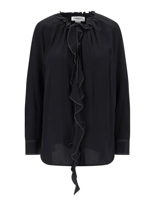 Victoria Beckham Chemise - Noir - Noir | 1125WSH006158ABLACK
