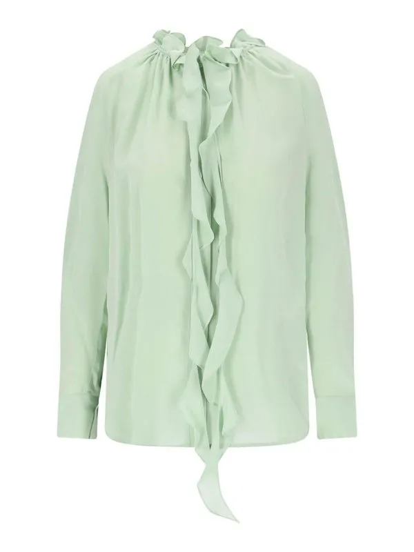 Victoria Beckham Chemise - Vert - Vert | 1125WSH006158AJADE