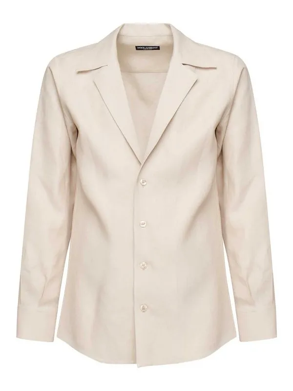 Dolce & Gabbana Chemise - Beige - Beige - Homme | G5MX5TFU4MCM0722
