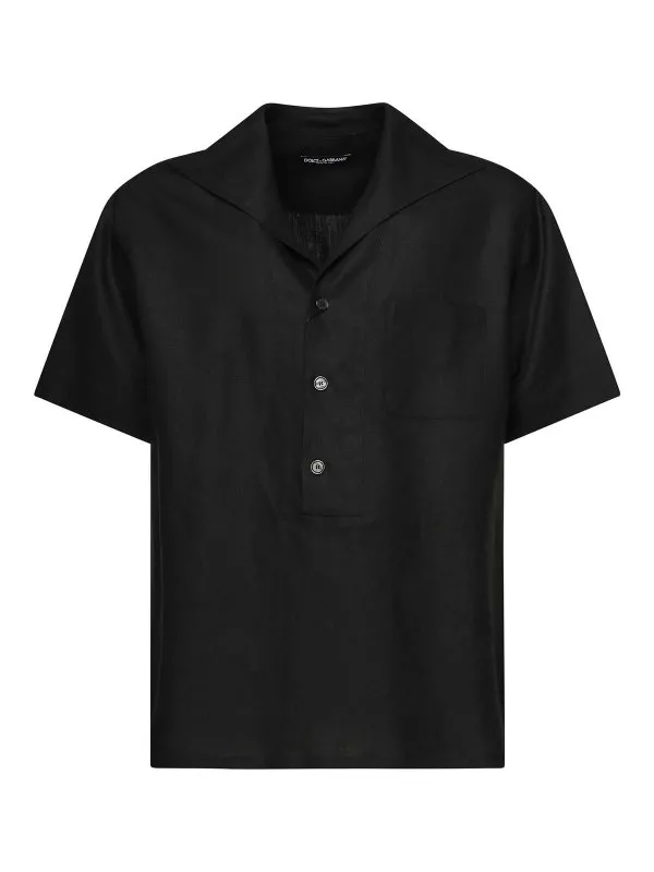 Dolce & Gabbana Chemise - Noir - Noir - Homme | G5NE3TFU4JBN0000