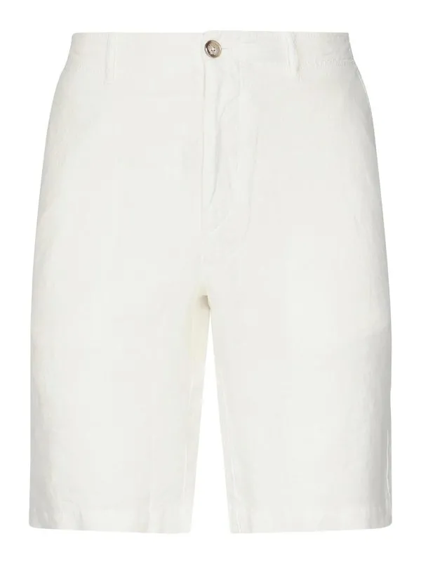 Fedeli Short - Blanc - Blanc - Homme | 8UED0805163 | thebs.com