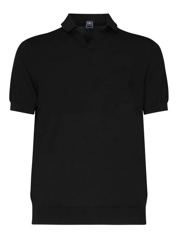 Fedeli Polo - Noir - Noir - Homme | 8UED591436 | thebs.com