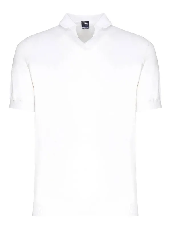 Fedeli Polo - Blanc - Blanc - Homme | 8UED591441 | thebs.com