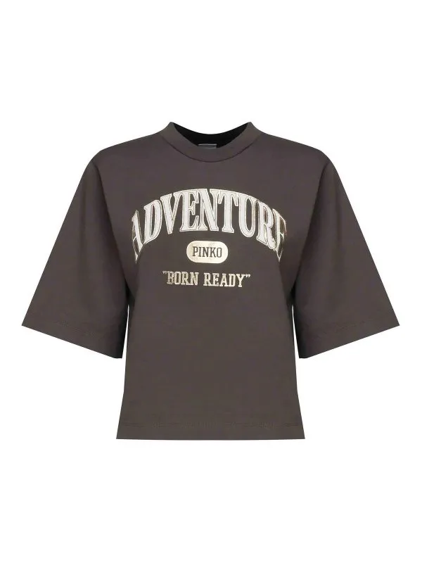 Pinko T-Shirt - Gris - Gris - Femme | 104604A2CSI63 | thebs.com